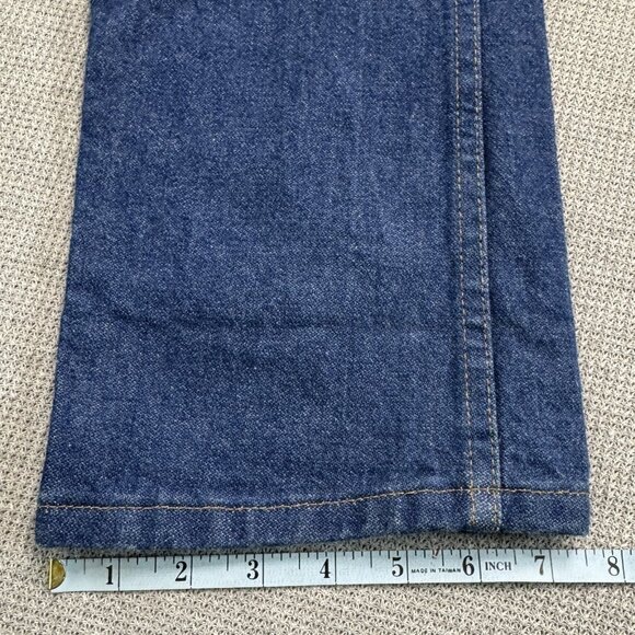 Wrangler Mens Size 25X34 Blue Denim Cowboy Cut Slim Fit Straight Leg Jeans NWOT - Picture 10 of 12